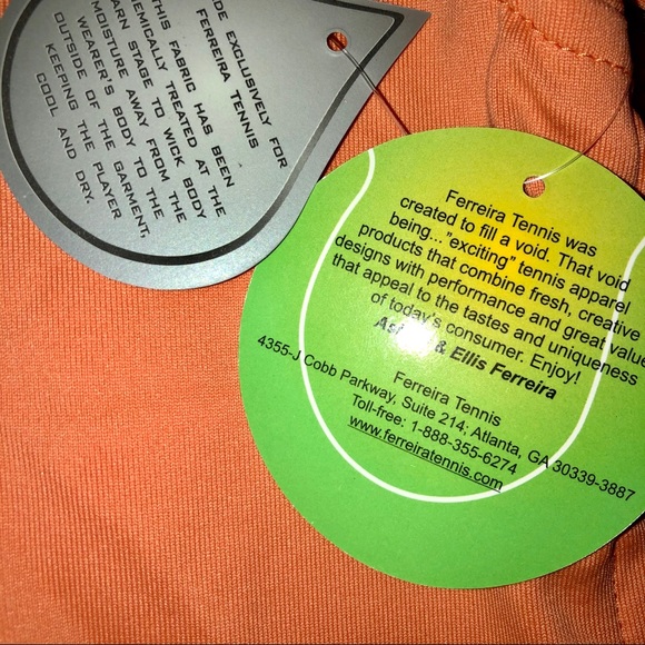 NWT Ferreira activewear workout exercise tennis jacket, full zip, snap sleeves - Picture 9 of 16